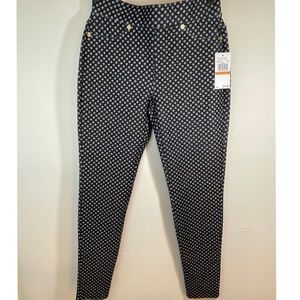 MICHAEL KORS | Black Print Pull On Pants